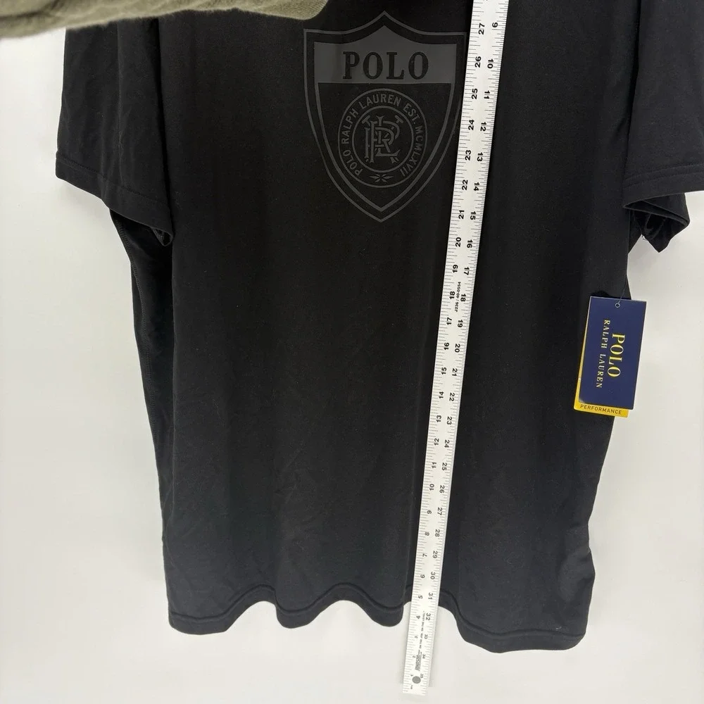 New Polo Ralph Lauren Shield Patch Graphic T Shirt Men XXL